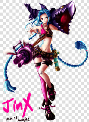 Jinx Png Transparent   League Of Legends Jinx Png  Png Download