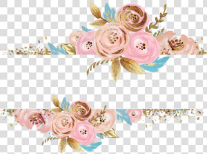 Pion Png Pinterest Pionpng   Gold And Pink Flowers  Transparent Png