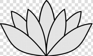 Elegant Image Of Easy To Draw Flowers Easy Drawings   Simple Lily Pad Drawing  HD Png Download