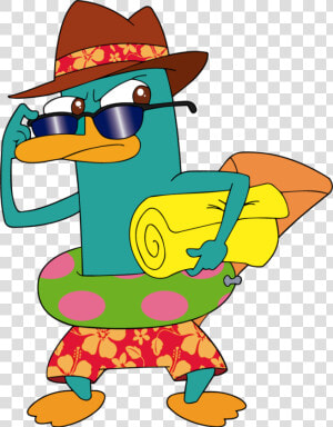 Perry The Platypus In By Markdekabreak On   Perry The Platypus Summer  HD Png Download