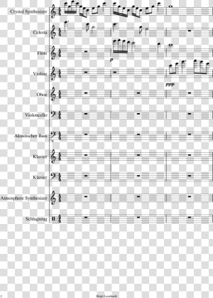 Transparent Sun Beams Png   Sheet Music  Png Download