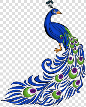 Peacock Clipart Two   Border Design For Assignment  HD Png Download