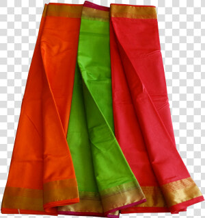 Raw Silk Saree With Simple Pallu   Simple Saree Image Png  Transparent Png