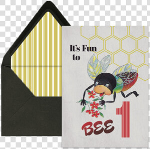 Vintage Bee Birthday Card Data Rimg Lazy Data   Illustration  HD Png Download