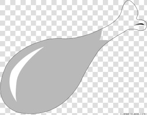 Cartoon Turkey Animal Free Black White Clipart Images   Transparent Background Chicken Leg Clipart  HD Png Download