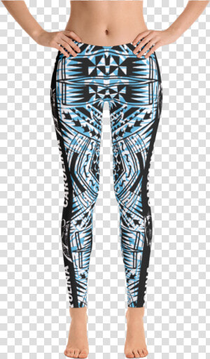Carolina Panthers Leggings   Samoan Tribal Steelers Logo  HD Png Download