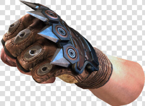 Gloves With Spikes On The Knuckles  HD Png Download