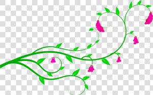 Free Clip Art Pictures   Flower Vine Clipart  HD Png Download