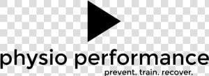 Physio Performance logo   Triangle  HD Png Download