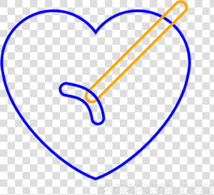 Jpg Transparent Stock Arrows Drawing Trendy   Heart  HD Png Download
