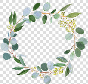 Wedding Greenery Wreath   Transparent Watercolor Greenery Png  Png Download