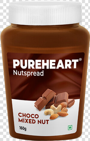 Choco Cashew Spread  Choco Badam Spread  Creamy Cashew   Pure Heart Chocolate Spread  HD Png Download