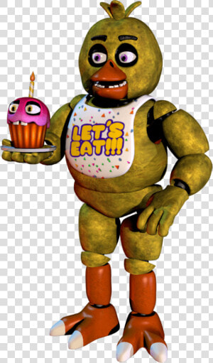 Fnaf 1 Chica Full Body  HD Png Download