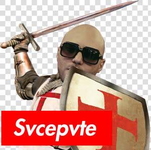 Sticker Other Alkpote Sucepute Templier Deus Vult Svcepvte   Templar Knight  HD Png Download