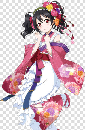 Love Live Nico Kimono  HD Png Download