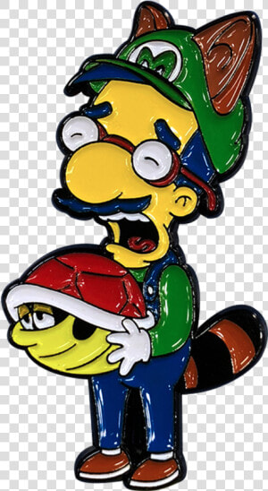 Thumbs Milhouse X Super Mario Pin   Cartoon  HD Png Download