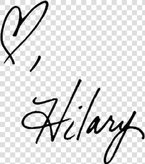 Heart hilary   Calligraphy  HD Png Download