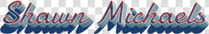Shawn Michaels 3d Letter Png Name  Transparent Png