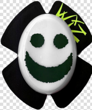 Green On White Smiley Face   Kneesliders Smiley  HD Png Download