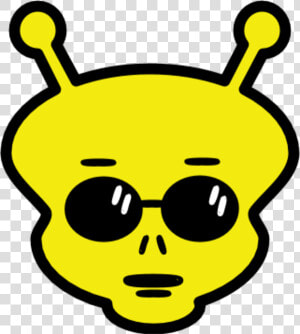 Alien Face With Two Horns Vector Clip Art   Free Alien Clipart  HD Png Download
