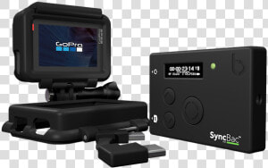 Syncbac Pro And Gopro Hero6 Camera   Gopro Hero6 Black  HD Png Download