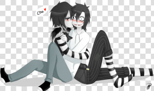 Laughing Jack Y Jeff The Killer Yaoi  HD Png Download