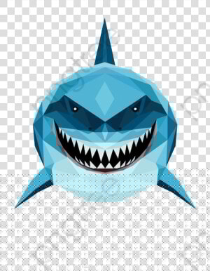 Transparent Shark Tail Clipart   Shark Geometric Shapes  HD Png Download