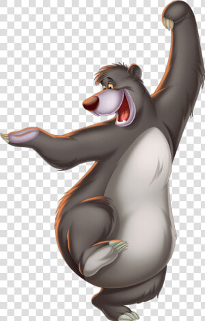 Jungle Book Characters Baloo   Baloo Jungle Book Characters  HD Png Download