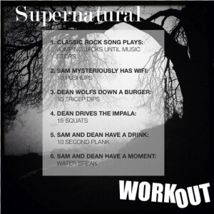 Cropped   Supernatural Tv Workout  HD Png Download