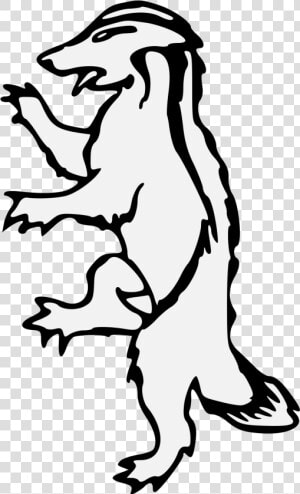 Rampant Badger   Honey Badger Gif Art  HD Png Download