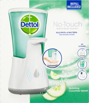 Dettol No touch Antibacterial Hand Wash   Dettol No Touch Hand Wash System Asda  HD Png Download