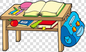 Transparent Esl Clipart   Book On A Desk Clipart  HD Png Download