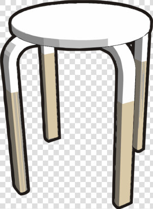 Table Bar Stool Seat Feces   Stool Clipart Black And White  HD Png Download