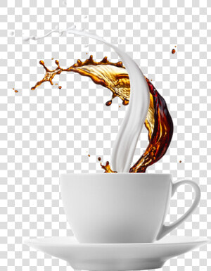 Transparent Coffee Spill Clipart   Coffee Cup Splash Png  Png Download