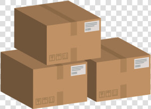 Carton  Boxes  Set  Brown  Courier  Box  Cardboard   Carton Boxes  HD Png Download