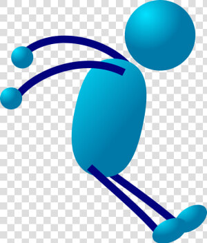 Stick Man Running   Stopping Clipart  HD Png Download