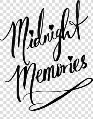 One Direction  Midnight Memories  And 1d Image   One Direction Song Lyrics Calligraphy  HD Png Download