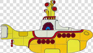 Yellow Sub   Beatles Yellow Submarine Vector  HD Png Download