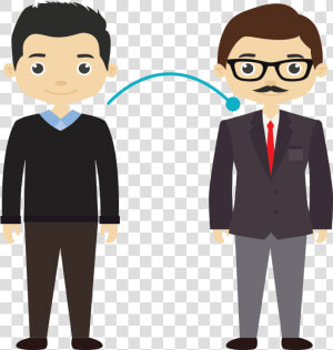 Career Counselor India   Office Man Cartoon Png  Transparent Png