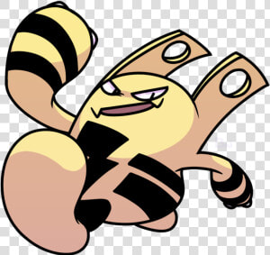 Sure  He Fell On Top Of Elekid In The Process  But  HD Png Download