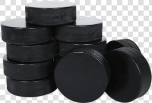 Stack Of Pucks   Ice Hockey Puck Pack  HD Png Download