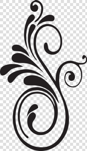 Flourish Clipart Black And White  HD Png Download