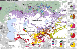 Population Of Central Asia  HD Png Download