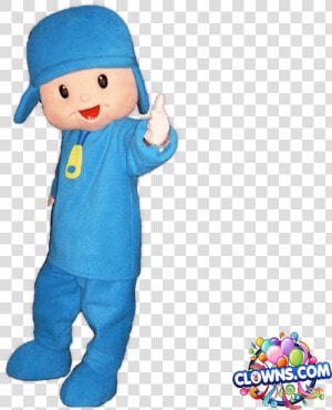 Pocoyo Character Rental  New York   Cartoon  HD Png Download