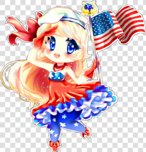 Happy Of July   Anime 4th Of July  HD Png Download