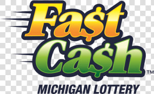 Fast Cash Michigan Lottery  HD Png Download