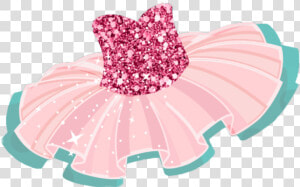  tutu  dress  pink  sparkles  HD Png Download