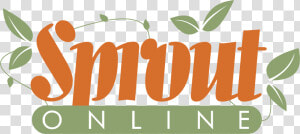Sprout Online Logo Png Transparent   Graphic Design  Png Download
