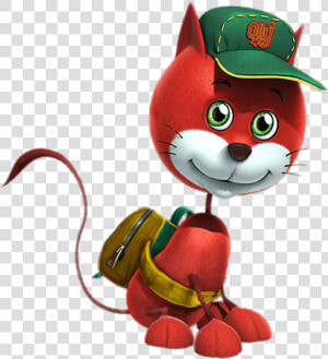 Pet Pals Holly The Cat With Backpack   Cartoon  HD Png Download