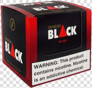 Djarum Filtered Clove Cigars Black Cherry   Djarum Black  HD Png Download